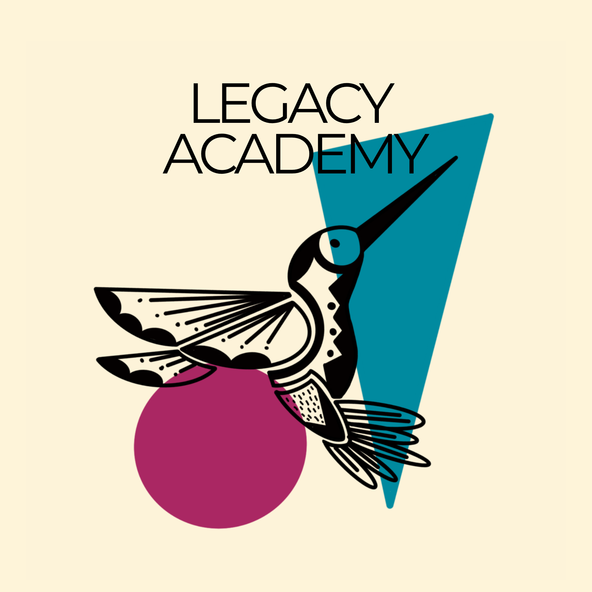 Legacy Academy hummingbird logo